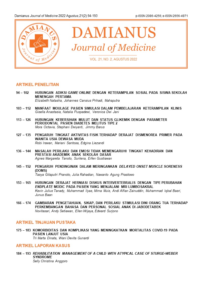 					View Vol. 21 No. 2 (2022): Damianus Journal of Medicine
				