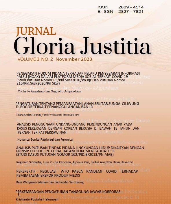 					View Vol. 3 No. 2 (2023): Gloria Justitia 3(2)
				