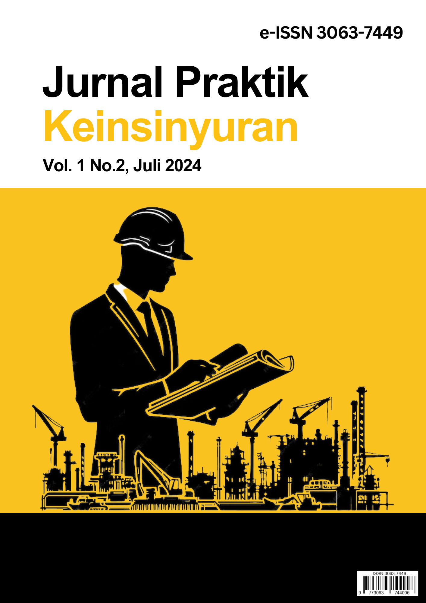 					View Vol. 1 No. 02 (2024): Jurnal Praktik Keinsinyuran: Juli 2024
				