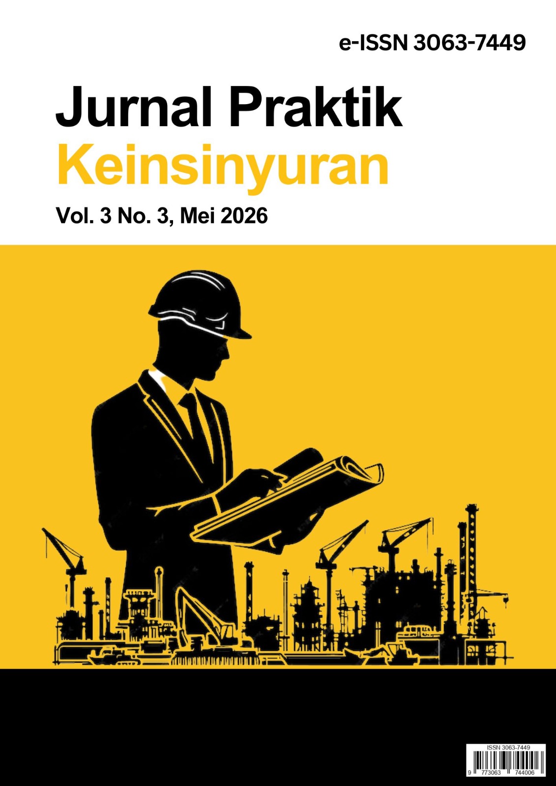 					View Vol. 3 No. 03 (2026): Jurnal Praktik Keinsinyuran: Mei 2026 (Inpress)
				